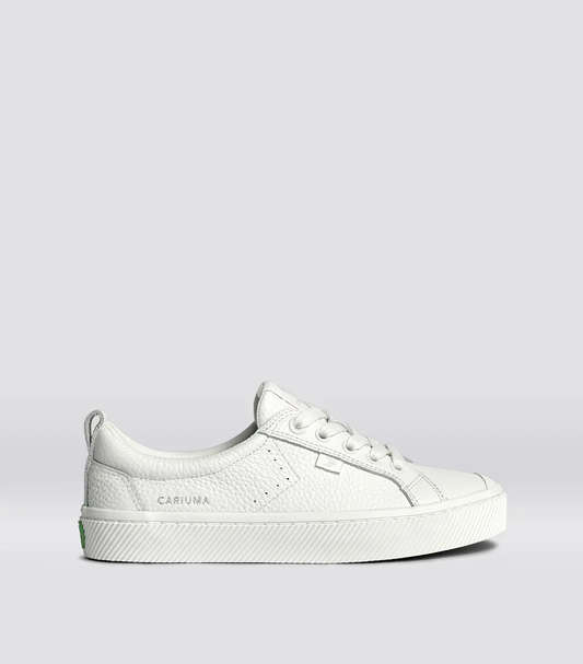OCA Low White Premium Leather Sneaker