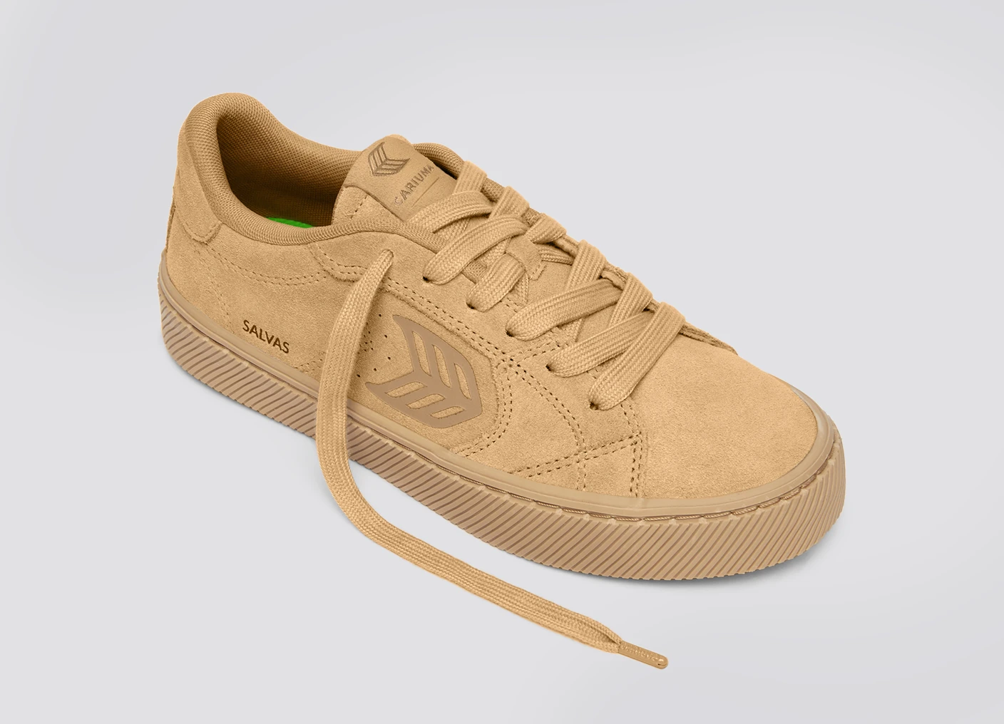 SALVAS All Latte Suede Sneaker