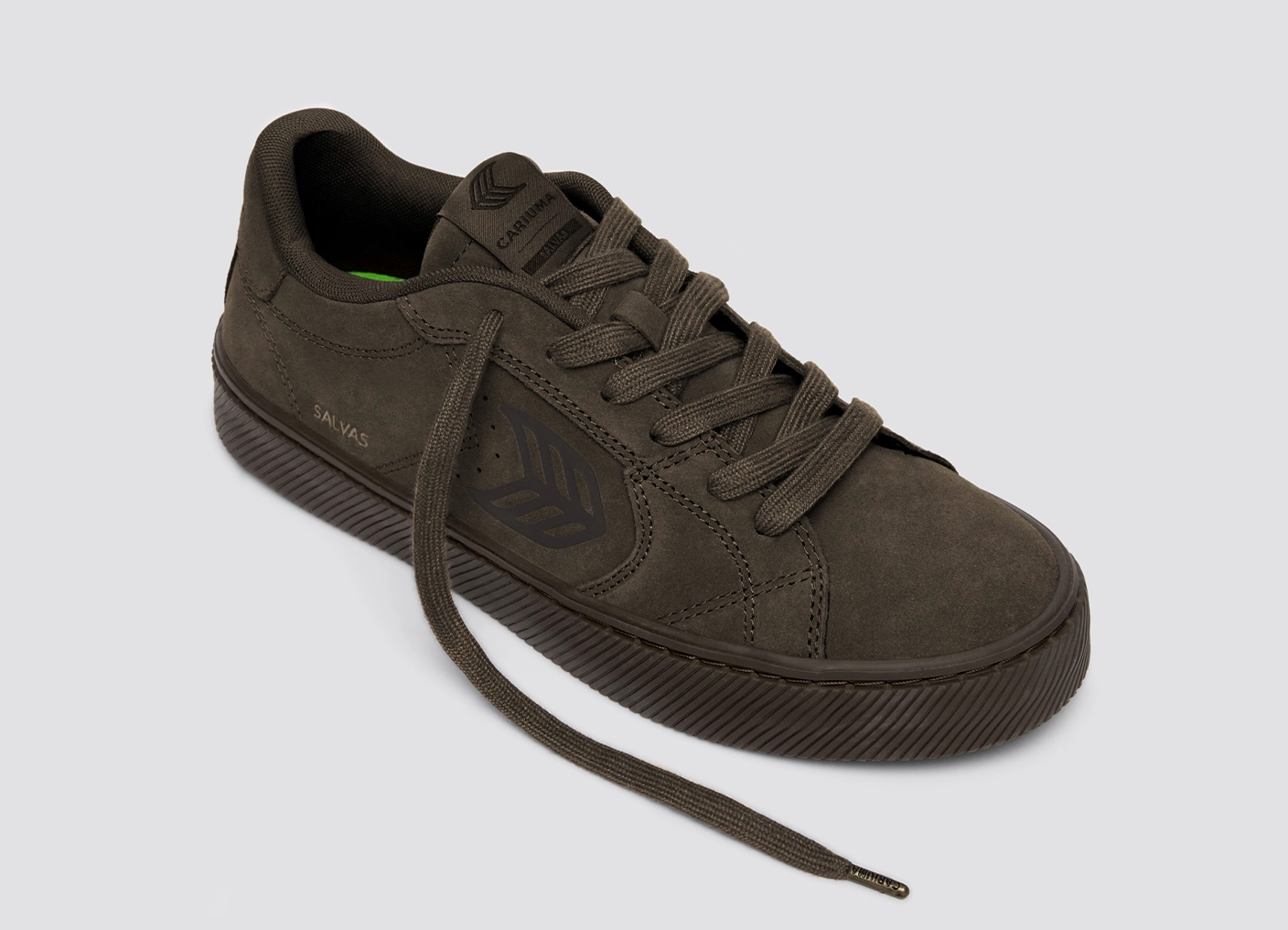 SALVAS All Teak Suede Sneaker