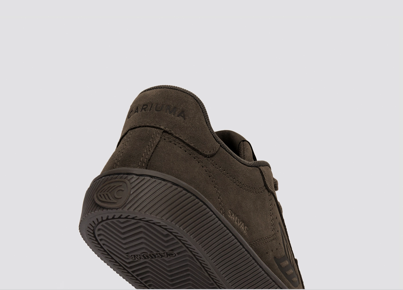 SALVAS All Teak Suede Sneaker