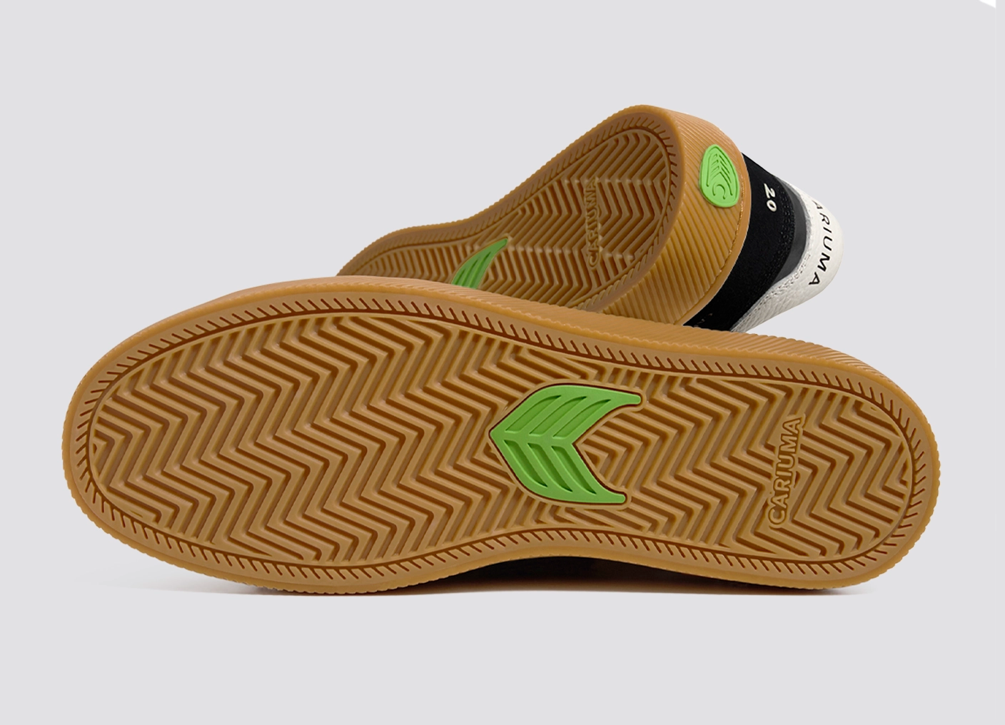 CATIBA PRO 2.0 Gum Black Suede and Cordura Ivory Logo Sneaker