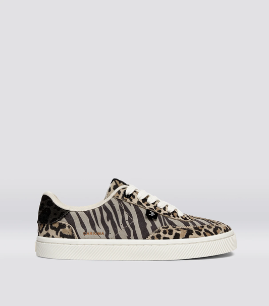 TOCA Zebra Leopard Print Suede Sneaker