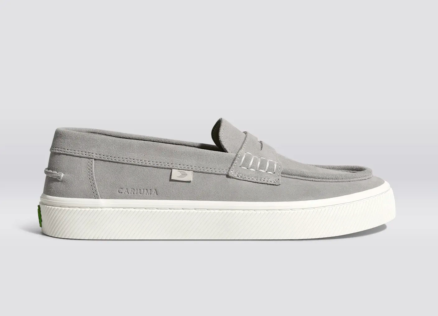 CAJU Loafer Light Grey Suede