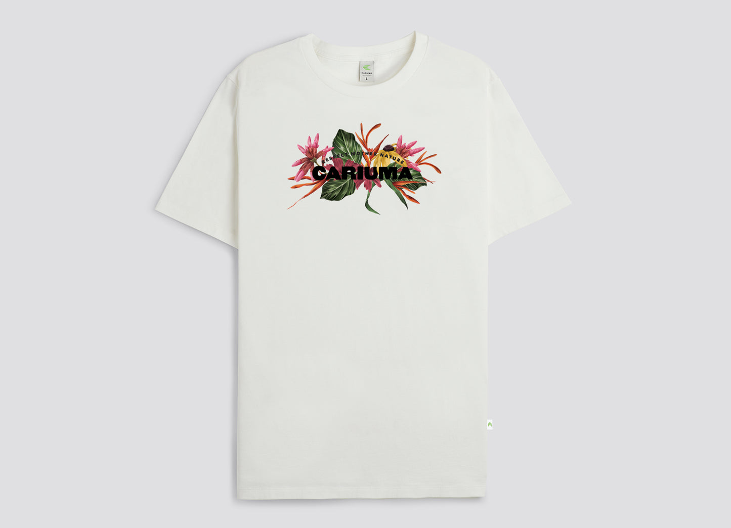 T-Shirt Off-White Cariuma Flowers