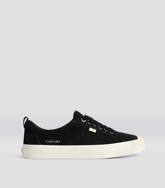 OCA Low Black Suede Sneaker
