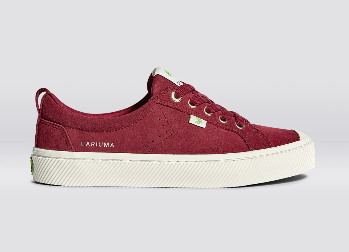 OCA Low Cabernet Suede Sneaker