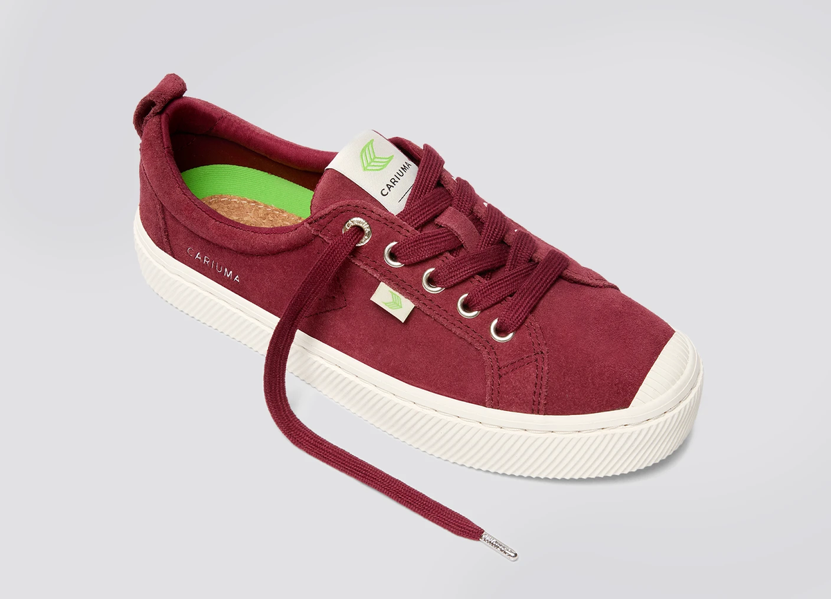 OCA Low Cabernet Suede Sneaker