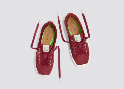 OCA Low Cabernet Suede Sneaker