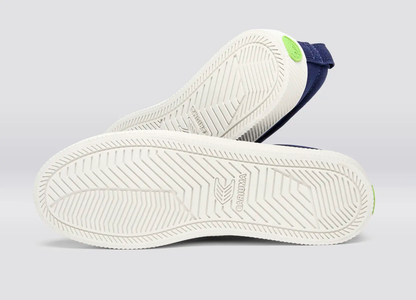 OCA Low Marine Blue Canvas Sneaker