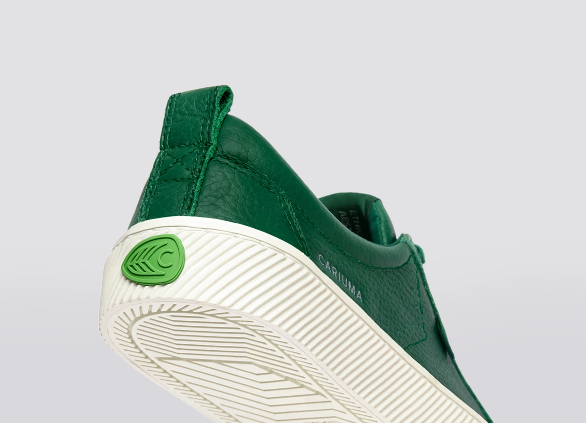 OCA Low Abundant Green Premium Leather Sneaker