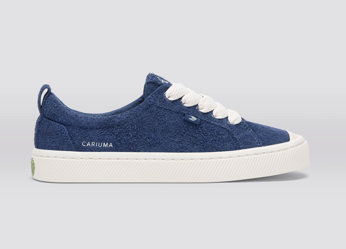 OCA Low Hairy Suede Bright Navy