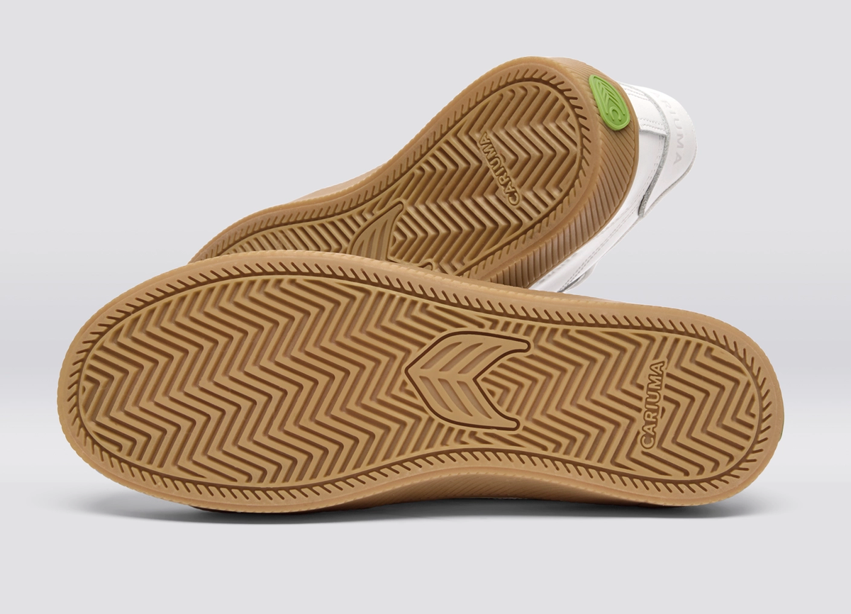 SALVAS Leather Gum Warm White Ice Logo