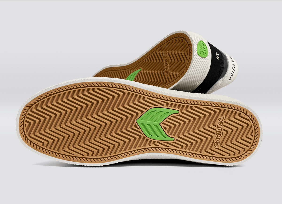 CATIBA PRO 2.0 Black Suede and Cordura Ivory Logo Sneaker