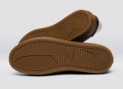 TOCA Coffee Brown Diamond Leather Brown Suede Sneaker