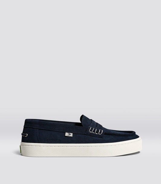 CAJU Loafer Navy Suede Men