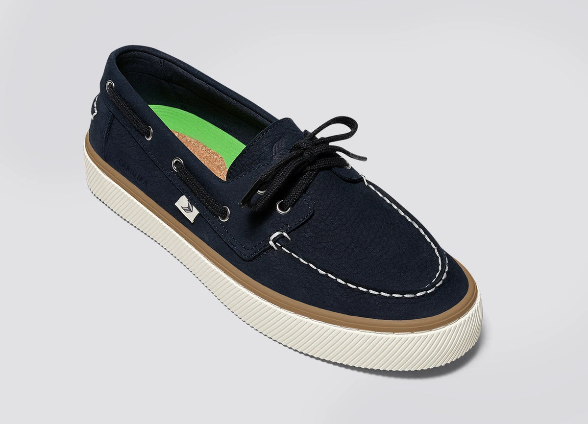 Mare Boat Shoe Navy Nubuck