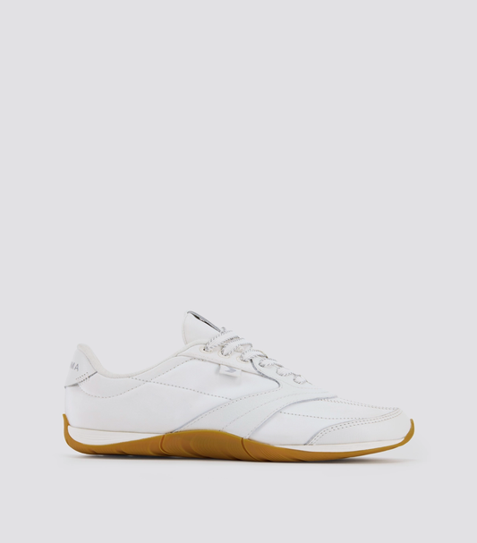 SUTAI Nylon and Soft Grain Leather Warm White