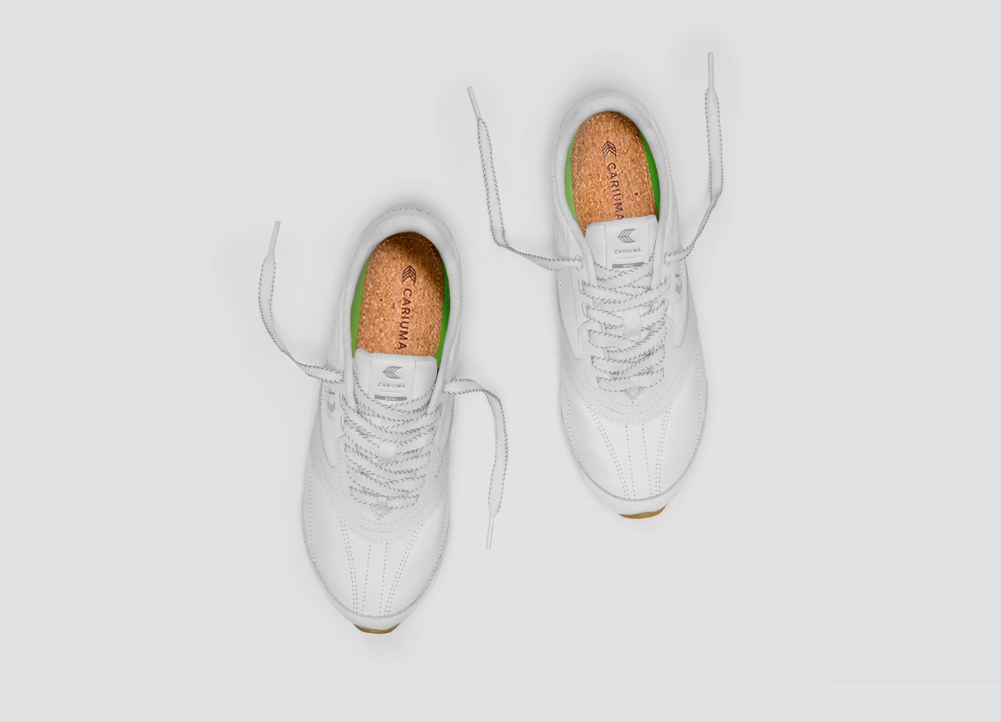 SUTAI Nylon and Soft Grain Leather Warm White